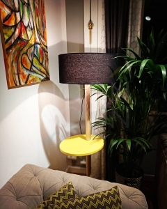 Lampa podłogowa ze stoliczkiem // L4 UFO