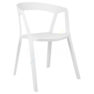 Białe krzesło do wnętrz/ogrodowe // K16