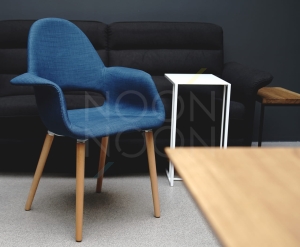 Tapicerowany fotel/krzesło Classic Blue // K17 